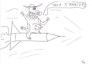 Coloriage Fusée Tintin Coloriage Enfant Dans Fusée