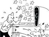 Coloriage Fusee Tintin Imprime Le Dessin A Colorier De Tintin Coloriage Tintin Coloriage