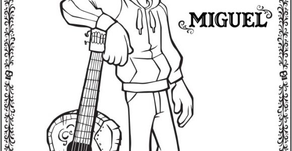 Coloriage Garçon A Imprimer Disney Coloriage Miguel Coco Disney Dessin   Imprimer