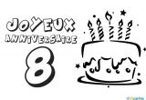 Coloriage Gateau Anniversaire 8 Ans 123 Cartes Carte Anniversaire 8 Ans Coloriage Gâteau