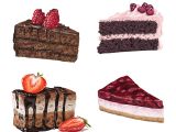 Coloriage Gateau Au Chocolat épinglé Par Sara Sur Illustration En 2019