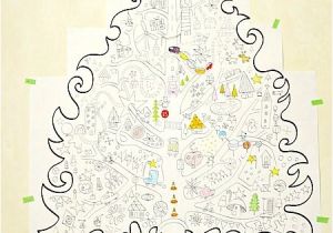 Coloriage Geant De Noel Sapin Géant Coloriage Noel Gs Cp Ce1 Ce2 Cm1 Cm2