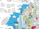 Coloriage Geant New York Ausmalposter New York