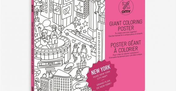 Coloriage Geant New York Ausmalposter New York