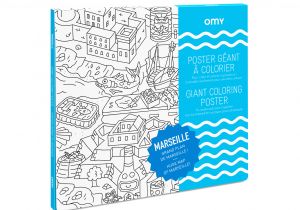 Coloriage Geant New York Poster A Colorier Marseille