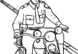 Coloriage Gendarme Coloriage Moto Police A Imprimer Gratuit Az Coloriage