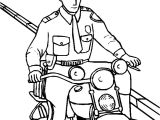 Coloriage Gendarme Coloriage Moto Police A Imprimer Gratuit Az Coloriage