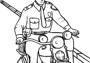 Coloriage Gendarme Coloriage Moto Police A Imprimer Gratuit Az Coloriage
