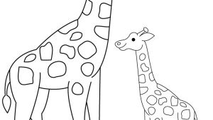 Coloriage Girafe à Imprimer Girafe Coloriage