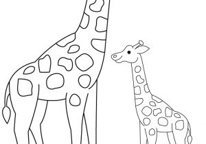 Coloriage Girafe à Imprimer Girafe Coloriage
