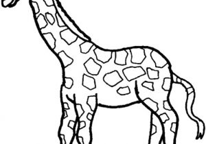Coloriage Girafe A Imprimer Gratuit Dessin Facile Animaux Girafe