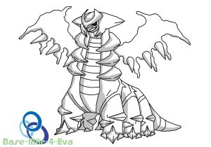 Coloriage Giratina Giratina Base by Base M8r 4 Eva On Deviantart