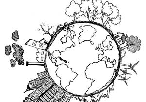 Coloriage Globe Terrestre Coloriage Le Jour De La Terre 22 Page 22 Sur 35 Sur Hugolescargot