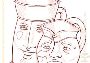 Coloriage Globe Terrestre Le Pot Terre Et Le Pot Fer Mes Coloriages 1 Pinterest