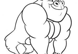 Coloriage Gorille A Imprimer Coloriage Animaux Sauvages D Afrique Le Gorille