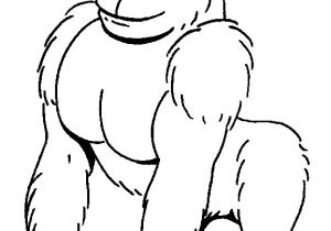 Coloriage Gorille A Imprimer Coloriage Gorille Gratuit   Imprimer – Kewlfr