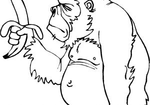 Coloriage Gorille A Imprimer Gorille 49 Animaux – Coloriages   Imprimer