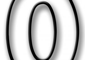 Coloriage Gratuit 0 Imprimer Affichage Et Coloriage Des Chiffres