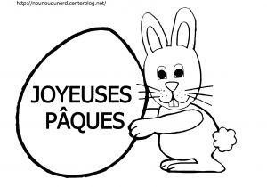 Coloriage Gratuit à Imprimer Lapin De Paques élégant Dessin   Colorier Pour Paques – Mademoiselleosaki