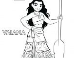Coloriage Gratuit à Imprimer Vaiana Modele Dessin Princesse Facile