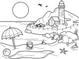 Coloriage Gratuit De Paysage Landscapes Beach Landscapes with Lighthouse Coloring Pages