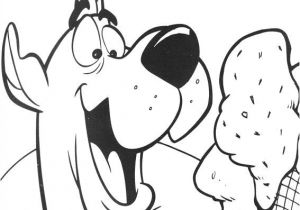 Coloriage Gratuit De Scoubidou Drawings to Paint & Colour Scooby Doo Print Design 018