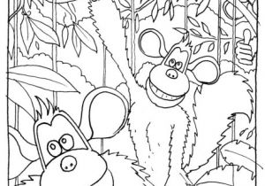 Coloriage Gratuit Gorille Coloriage Gratuit Singe "les Acrobªtes" Dessin   Colorier Pour Enfant