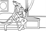 Coloriage Gratuit La Panthere Rose Coloriage La Panth¨re Rose   La Maison