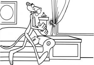 Coloriage Gratuit La Panthere Rose Coloriage La Panth¨re Rose   La Maison