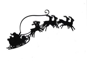 Coloriage Gratuit Pere Noel Et son Traineau Silhouette A Imprimer Wpz64 Napanonprofits