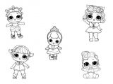 Coloriage Gratuit Poupee Lol Coloriages Poupées Lol Surprise 80 Photos Noir Et Blanc