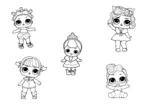 Coloriage Gratuit Poupee Lol Coloriages Poupées Lol Surprise 80 Photos Noir Et Blanc