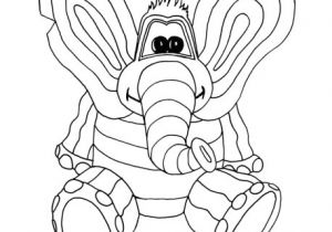 Coloriage Gratuit Pour Bébé Coloriage éléphant "titou Logo" [dessin à Colorier Gratuit