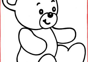 Coloriage Gratuit Pour Bébé Coloriage Nounours à Colorier Dessin à Imprimer