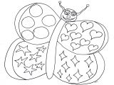 Coloriage Gratuit Pour Bébé Papillon Coeurs Coloriage De Papillons Coloriages Pour