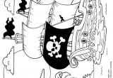 Coloriage Gratuit Pour Les Grands Un Grand Navire De Pirate Qui Vient De Quitter Une Petite