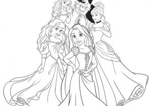 Coloriage Gratuit Princesse Disney A Imprimer Belle Dessin Kawaii Princesse Disney Facile