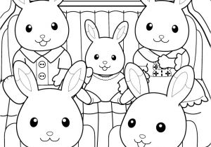 Coloriage Gratuit Sylvanian Coloriage Sylvanian Families La Famille Lapin En Voiture