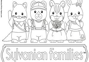 Coloriage Gratuit Sylvanian toys and Games Coloring Pages Printable Games
