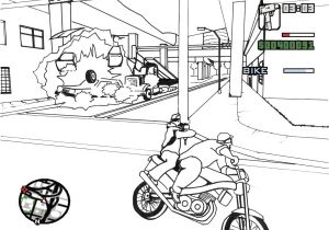 Coloriage Gta Nouveau Grand theft Auto V 5 Coloring Pages for Kids – Coloriages  