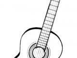 Coloriage Guitare Classique 32 Best Peinture Musique Images On Pinterest