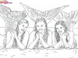 Coloriage H2o Coloriage H2o Les Siranes En Ligne Et A Imprimer Gratuit Coloriage A