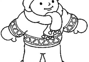 Coloriage Habits D Hiver Coloriage Coloriages De Garcons