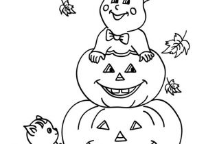 Coloriage Halloween à Imprimer Gratuit Citrouille Coloriage Fantome Halloween 36 Coloriages D Halloween Gratuits  