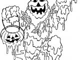 Coloriage Halloween A Imprimer Qui Fait Peur Gratuit Dessins De Monstres   Colorier