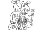 Coloriage Halloween A Imprimer Qui Fait Peur Squelette Coloriage Halloween Qui Fait Tres Peur