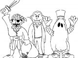 Coloriage Halloween A Imprimer Qui Fait Tres Peur Dessins De Monstres   Colorier
