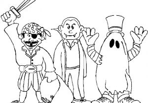 Coloriage Halloween A Imprimer Qui Fait Tres Peur Dessins De Monstres   Colorier