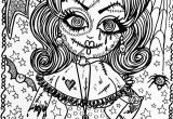Coloriage Halloween Pour Adulte Coloriage Adulte Halloween Zombie Fille Dessin