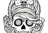 Coloriage Halloween Tete De Mort Coloriage T Te De Mort Mexicaine 20 Dessins Imprimer
